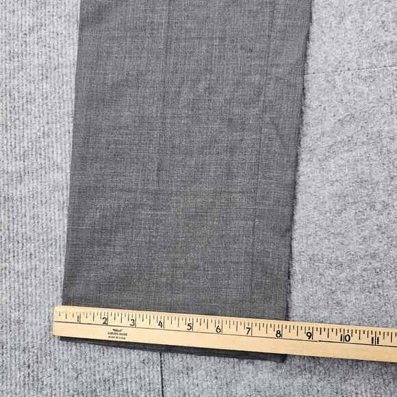 Indochino Dress Pants Mens 40x30 Wool Flat Front Trouser Office Gray Career - Picture 2 of 8